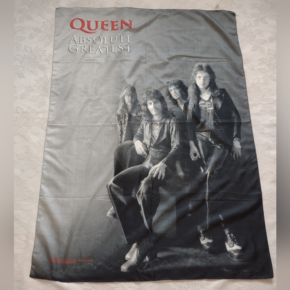 Queen Absolute Greatest Made in Italy Fabric Printed
